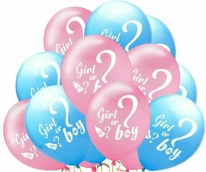 Newborn Baby Balloon Boy or Girl Baby Shower Party Decoration 10pcs - Picture 1 of 7