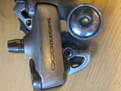 Retro Vintage Rennrad Schaltwerk Shimano 600 Tricolor,oldschool,Shimano,8 fach - Bild 1 von 4