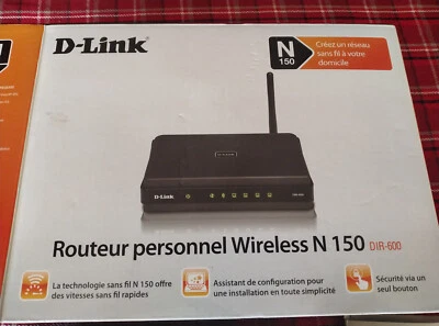 DLink DIR 600 Wireless N150 Home Router EU Adapter EU Plug - Image 1 of 4