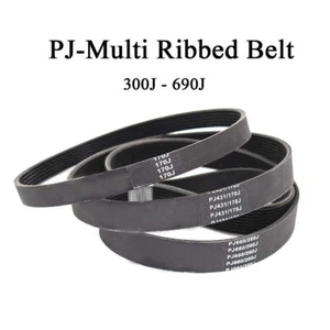 4/6/8/10/12 PJ Multi Ribbed Belt J Type Section Drive Belt Pitch2.34mm 300J-690J - Imagen 1 de 10
