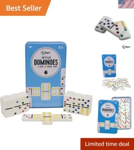 Educational Domino Set with Vibrant Colors - Ideal for Family Bonding & Learning - Picture 1 of 11