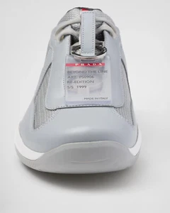 PRADA CALFSKIN MESH NEOPRENE AMERICA'S CUP SNEAKERS. - Picture 1 of 38
