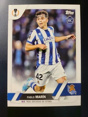 2022-23 Topps Champions League Pablo Marin RC Card #145 - Image 1 of 2