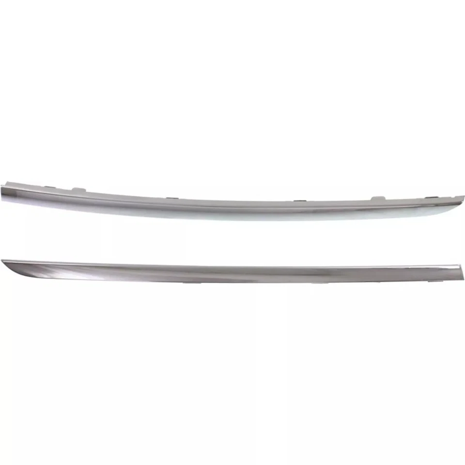 Front Left & Right Bumper Trim For 2010-2012 BMW 740I 2009-2012 750i Chrome 2Pc Foto 1 de 4