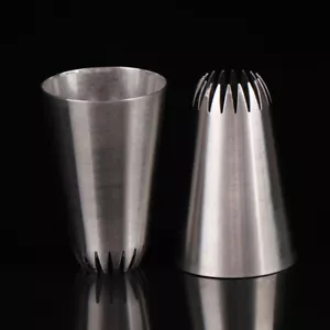 D66 #18 Open Star Icing Nozzle Piping Tip Stainless Steel Cake Decorating T-u-! - Picture 1 of 12