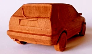 1:16 Volkswagen Golf GTI modello in scala di auto in legno Replica da Collezione - Foto 1 di 10