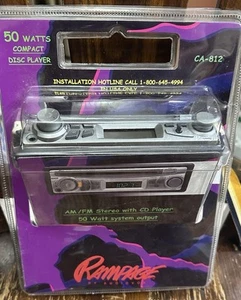 Vintage Rampage Audiovox  AM FM Stereo W CD  Disc Player New Sealed CA-812 50W - Picture 1 of 4