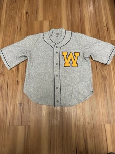 Vintage Ebbets Field Flannels Washington Huskies Wool Baseball Jersey Sz M - Picture 1 of 6