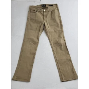 Pantalones de mezclilla ajustados PACSUN para hombre 32x32 marrón cremallera tiro medio informales elásticos - Imagen 1 de 7