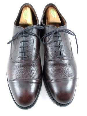 Allen Edmonds  "PARK AVENUE" Leather CapToe Oxfords 10 E Burgundy Brush Off(690N - Image 1 of 4