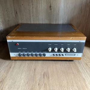 Amplificador GRUNDIG SV 50 en estuche de madera - **Se vende como está repuestos reparaciones sin probar** - Imagen 1 de 7