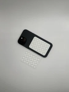 2x White Mobile Phone Suction Grip Phone Holder Mount for iPhone, Samsung Google - Picture 1 of 3