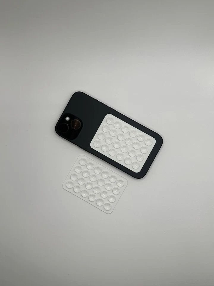 2x White Mobile Phone Suction Grip Phone Holder Mount for iPhone, Samsung Google - Image 1 of 3