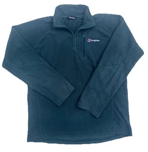 Berghaus Men’s Dark Green Quarter Zip Fleece Pullover - XL - Picture 1 of 20