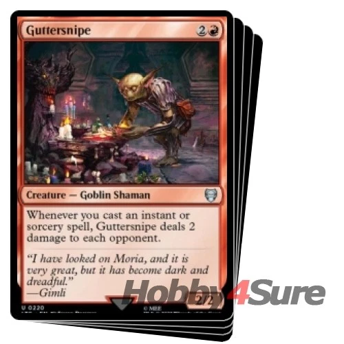 Guttersnipe X4 M/NM MTG The Lord Of The Rings: Tales Of Middle-earth Commander - Image 1 of 1