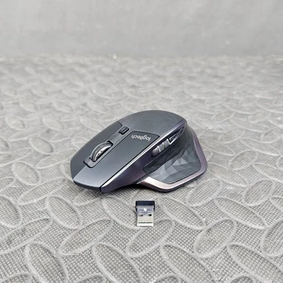 Logitech MX Master Wireless Mouse & Dongle 810-005849 Thumb Scroll Customiseable - Image 1 of 4