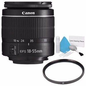 Canon EF-S 18-55mm f/3.5-5.6 III Lens Starter Bundle 08 - Picture 1 of 2