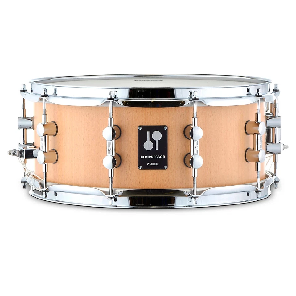 Sonor 14" " Kompressor Beech Shell Natural Snare Drum KS-1406-SDW-NAB