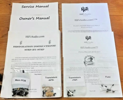 Pioneer SR-9 rebuild restoration recap upgrade kit repair filter capacitor - Image 1 of 4