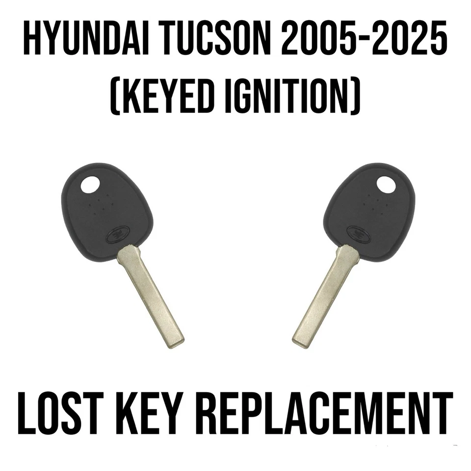 Hyundai Tucson 2005-2025 llave perdida repuesto - todas las llaves perdidas 2 llaves cortadas Foto 1 de 1