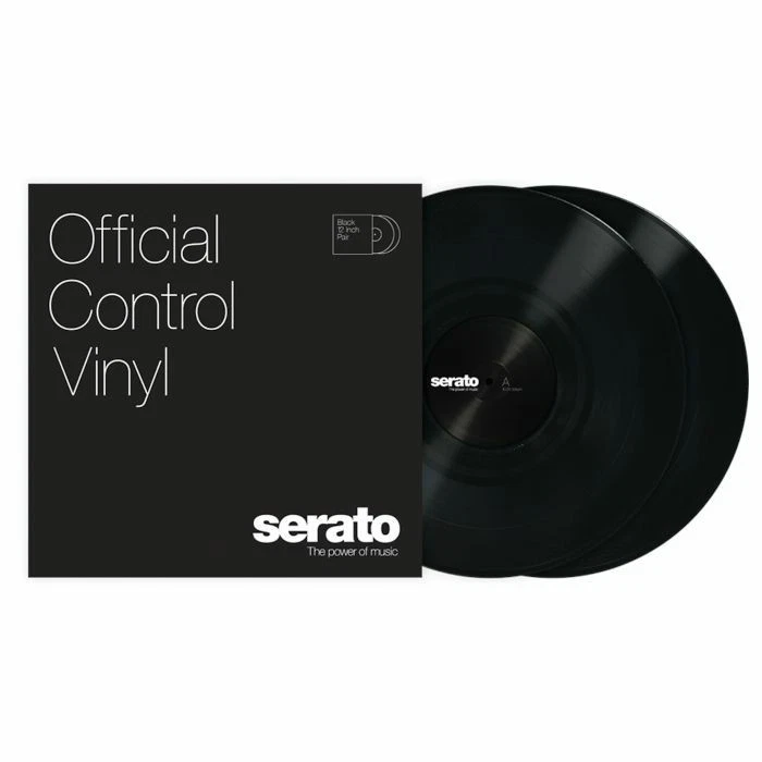 Serato Standard Colours 12" Control Vinyl Records (black, pair) - Image 1 of 1