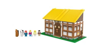 PLAYTIVE(DELTA-SPORT HANDELSKONTOR GMBH) Playtive Martinshof-Pferdestall Bibi&Tina Stall Kinder Spielfiguren 641-tlg