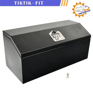 Steel 30"X13.2"X13.5" Tool Box Truck Pickup Trailer Flatbed Storage Organizer - Picture 1 of 8