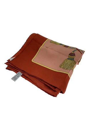 Bufanda de seda CELINE CELINE BRW estampado integral para mujer Foto 1 de 3