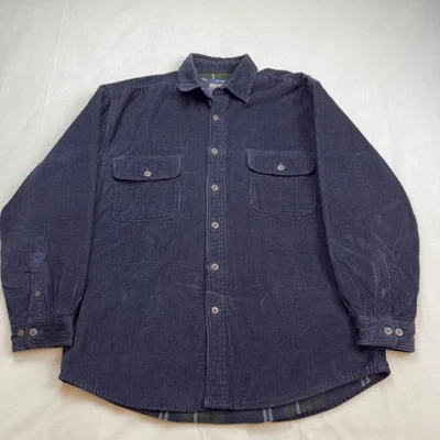 Chaqueta forrada de lana de pana Wolverine azul marino para hombre ropa de trabajo informal talla grande Foto 1 de 4