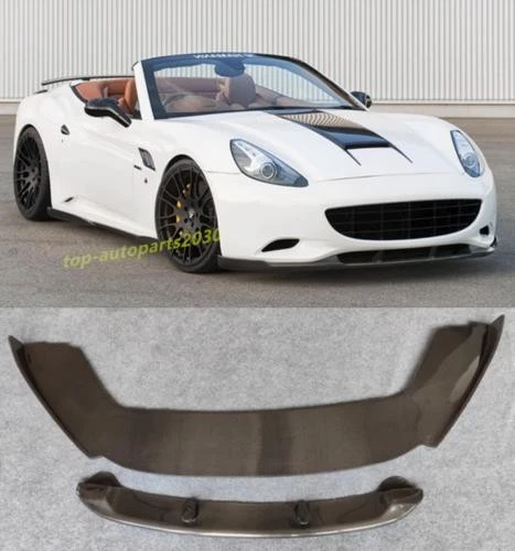 for Ferrari California 2009-14 real Carbon Fiber Front Lip Bumper splitter Cover - Image 1 of 1