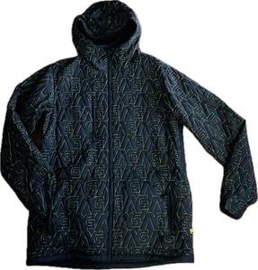Analog AG Unlikely Futures Burton Reggae Snowboard Hombres M Chaqueta con Capucha RARA Rasta - Imagen 1 de 15