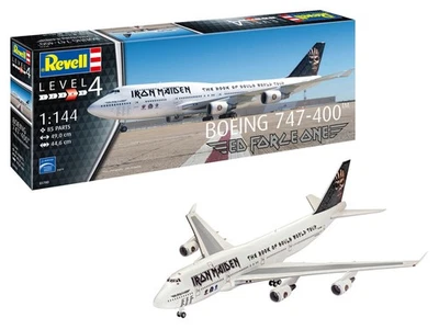 IRON MAIDEN Ed Force One - Boeing 747-400 Revell 03780 skala 1/144 - Immagine 1 di 4