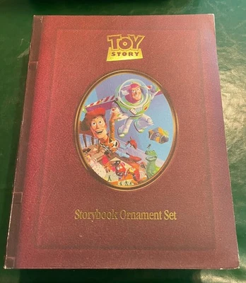 Conjunto de adorno de libro de cuentos vintage de la colección Disney “Toy Story” usado en caja de libros Foto 1 de 4