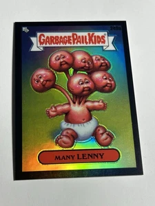 2023 Topps Chrome Garbage Pail Kids Many Lenny /99 Black Refractor - Picture 1 of 6