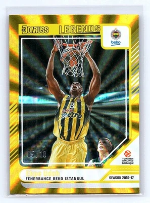 Ekpe Udoh 2024-25 Donruss Turkish Airlines EuroLeague #188 Gold Laser #05/10 - Image 1 of 2