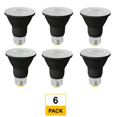 Halco LED PAR20 Flood 6.5W 3000K 40D Dim 90+ CRI 550L T20 T24 JA8 (6-pk) 80213 - Image 1 of 4