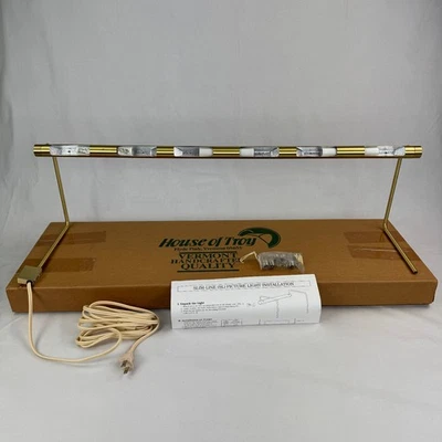 NEW OPEN BOX House of Troy SL30-51 Slim-Line Plug In Picture Light 30" - Image 1 of 4