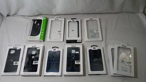 SAMSUNG GALAXY AND MOTOROLA PHONE CASE LOT - 11 - OPEN BOX - NO TEMPERED GLASS - Picture 1 of 15