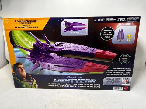 Disney Pixar Lightyear Hyperspeed Series Zurg's Mothership Vehicle Cover