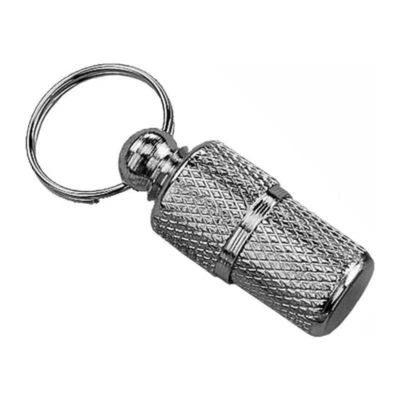 Nobby Adressanhänger 22 mm silber - für Hund und Katze - Adresshülse Adresstube - Bild 1 von 2