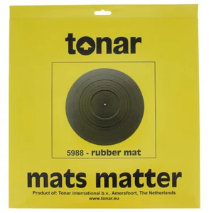 TONAR 5988 - PURE RUBBER TURNTABLE MAT - WAS £30 now £25