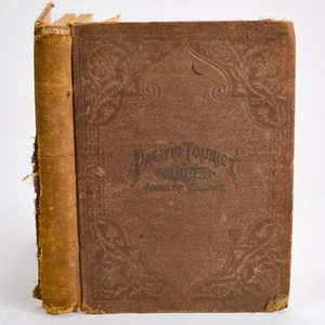 1884 Antique Pacific Tourist Guide, Adams & Bishop Illustrated Trans-Continental - Picture 1 of 14
