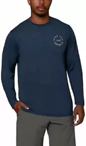 HANG TEN MEN LONG SLEEVE UPF 50+ PROTECTION SUN T-SHIRT(MOOD INDIGO XX-LARGE)NWT - Picture 1 of 4