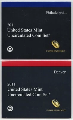 2011 United States P and D Uncirculated Mint Set of 28 Coins - Image 1 of 2
