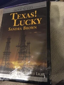 📚 TEXAS! LUCKY (AudioBook 1993) by Sandra Brown Abridged CD NEW cracked - Picture 1 of 2