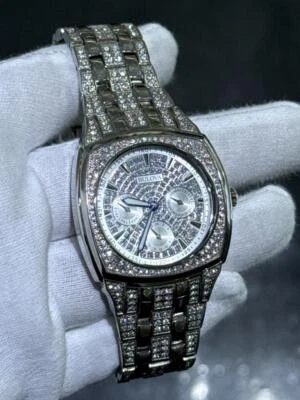 Reloj BULOVA Hombre Colección Cristal Helado Fantasma Esfera Plateada 40mm 96C002 Foto 1 de 4