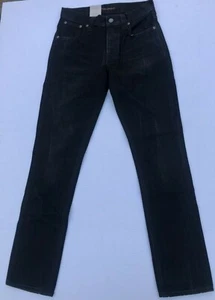 Nudie Jeans GRIM TIM Organic Black Grease Sz W29 L32  - Picture 1 of 8