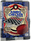 Jumbo Checker Rug Board Game Play Set, 3In 24 Checkers Pieces, New