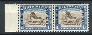 South Africa 1935-49 Official 1s brown & chalky-blue SG.O25 MNH - Picture 1 of 1