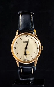 Roamer roségoldfarbene Herren Handaufzug Uhr (Vintage) -- funktioniert, Ø36mm Gehäuse - Bild 1 von 10